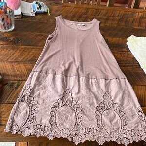 Logo layered tank or tunic